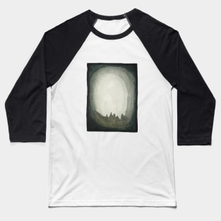 DARK SILENCE (WATERCOLOR) Baseball T-Shirt